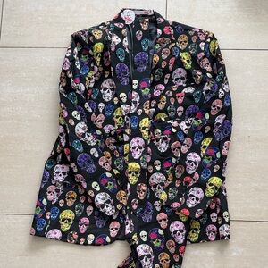 Colorful Skull Print costume